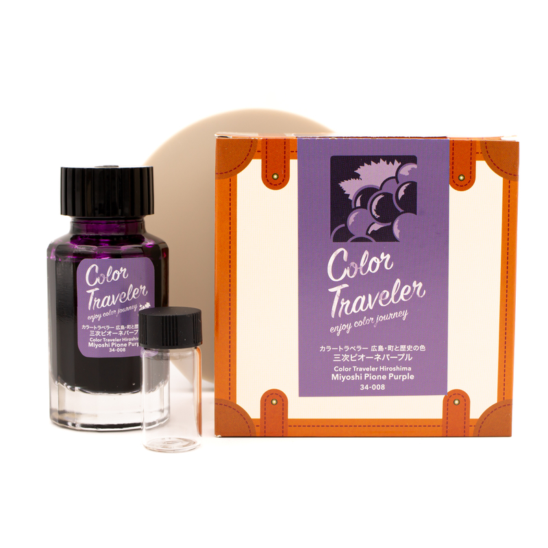 Color Traveler Miyoshi Pione Purple Ink Bottle 30 ml