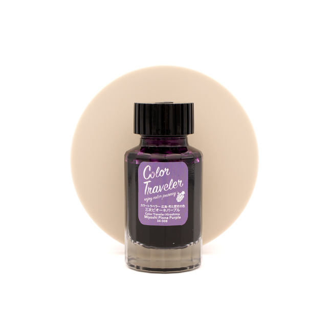 Color Traveler Miyoshi Pione Purple Ink Bottle 30 ml