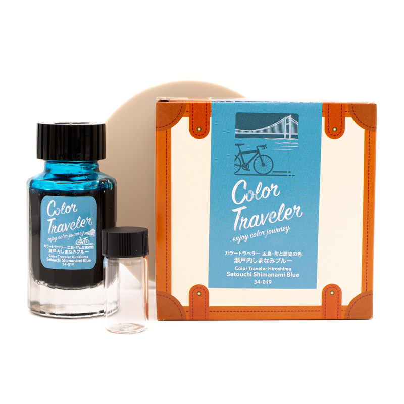 Color Traveler Setouchi Shimanami Blue Inchiostro 30 ml Color Traveler Setouchi Shimanami Blue Inchiostro 30 ml