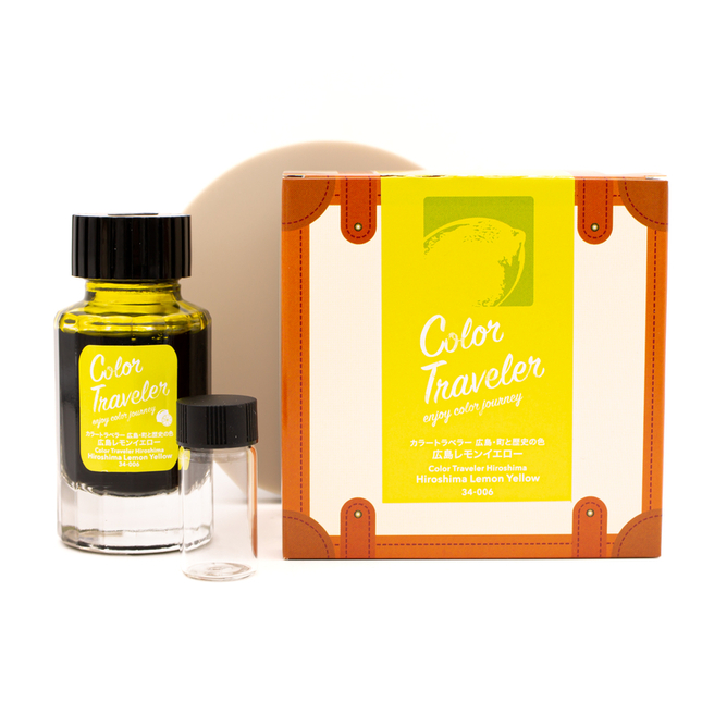 Color Traveler Hiroshima Lemon Yellow Ink Bottle 30 ml