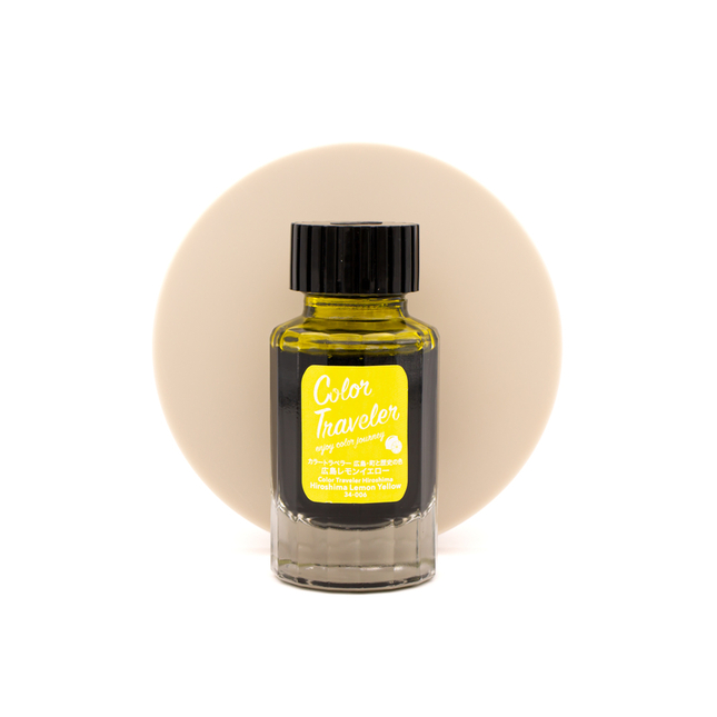 Color Traveler Hiroshima Lemon Yellow Ink Bottle 30 ml