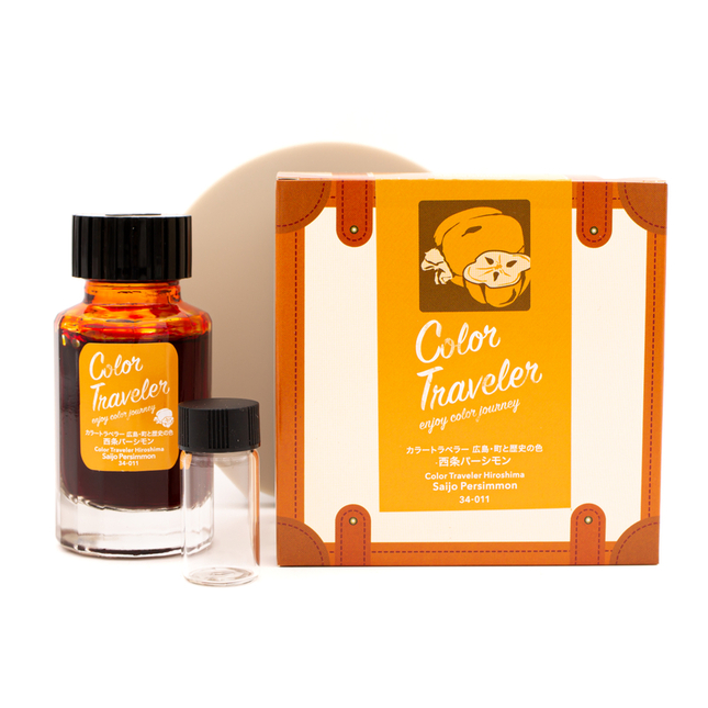 Color Traveler Saijo Persimmon Ink Bottle 30 ml