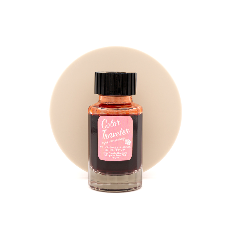 Color Traveler Fukuyama Rose Pink Ink Bottle 30 ml