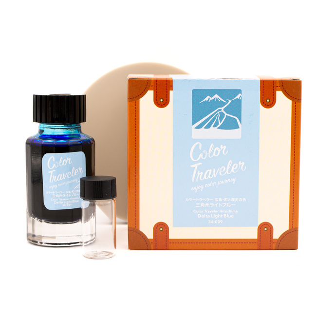 Color Traveler Delta Light Blue Ink Bottle 30 ml