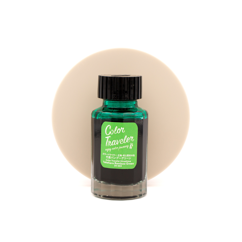 Color Traveler Takehara Bamboo Green Inchiostro 30 ml Color Traveler Takehara Bamboo Green Inchiostro 30 ml