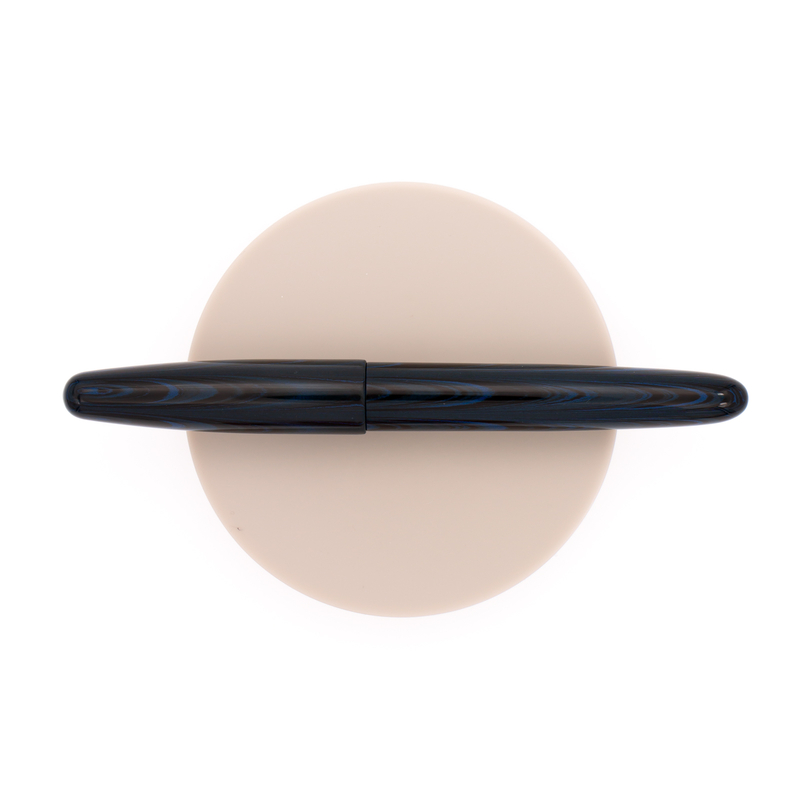 Wancher Dream Pen True Ebonite Fountain Pen Marble Blue & Gold Wancher Dream Pen True Ebonite Fountain Pen Marble Blue & Gold