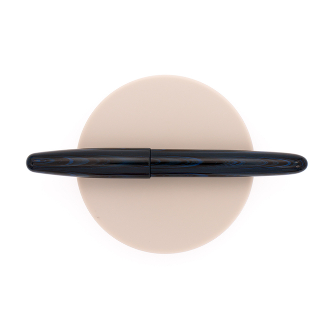 Wancher Dream Pen True Ebonite Fountain Pen Marble Blue & Gold