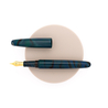 Wancher Dream Pen True Ebonite Fountain Pen Marble Green & Gold Wancher Dream Pen True Ebonite Fountain Pen Marble Green & Gold