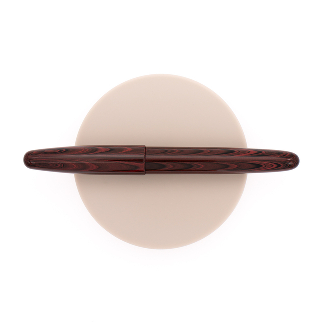 Wancher Dream Pen True Ebonite Fountain Pen Marble Red & Rhodium