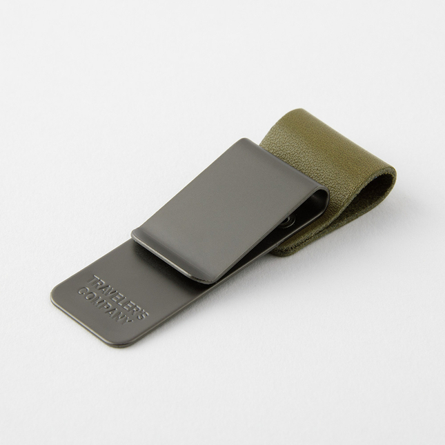 Traveler's Notebook Refill 016 Regular and Passport Size Pen Holder Olive