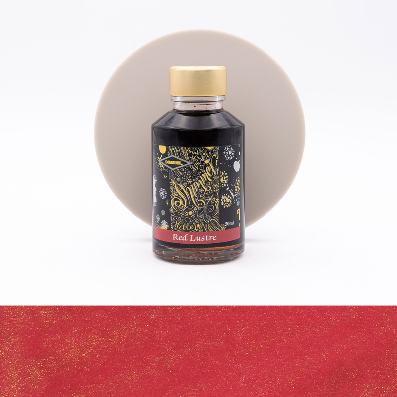 Diamine Shimmering Red Lustre Inchiostro 50 ml