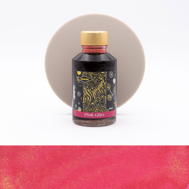 Diamine Shimmering Pink Glitz Inchiostro 50 ml