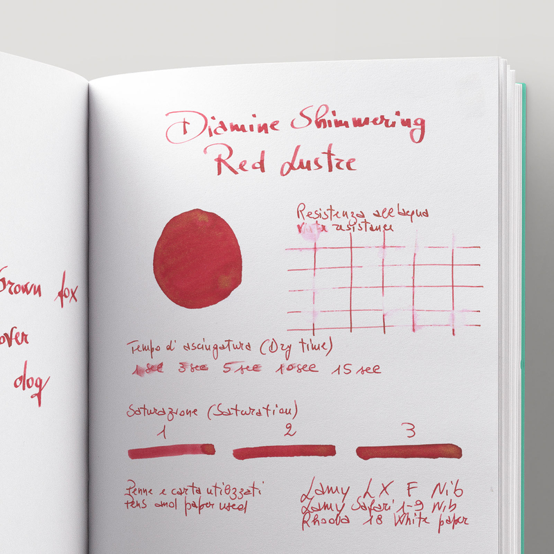 Diamine Shimmering Red Lustre Inchiostro 50 ml