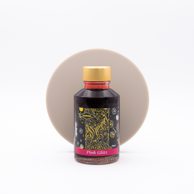 Diamine Shimmering Pink Glitz Ink Bottle 50 ml