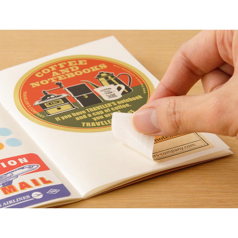 Traveler's Notebook Refill 017 Passport Size Sticker Release Paper