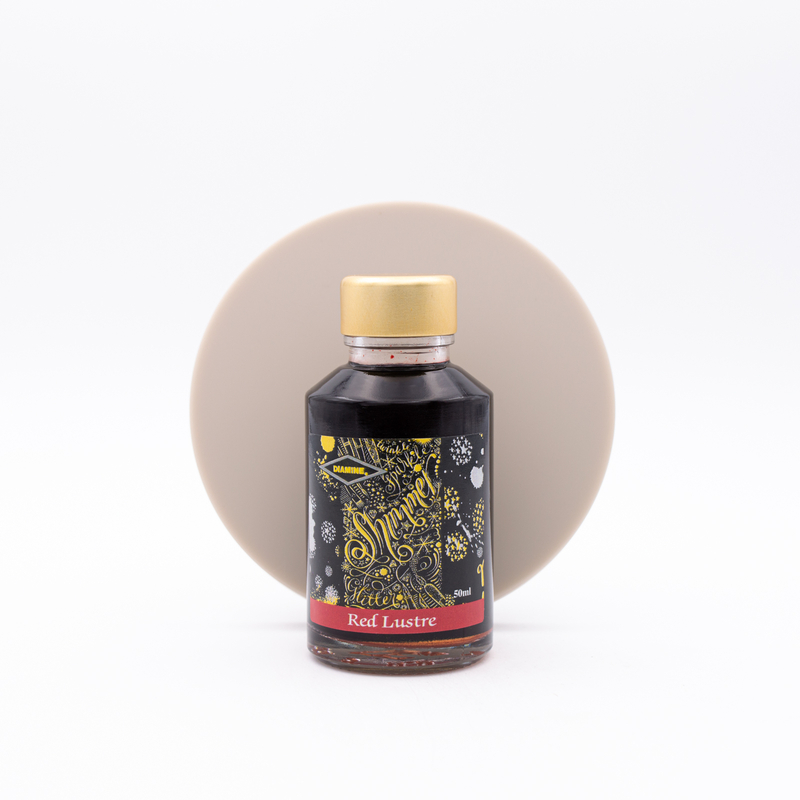 Diamine Shimmering Red Lustre Ink Bottle 50 ml