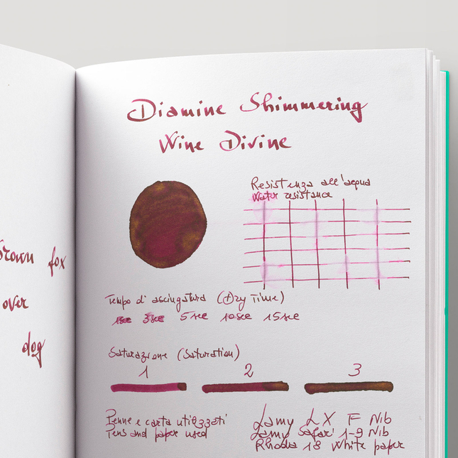 Diamine Shimmering Wine Divine Inchiostro 50 ml