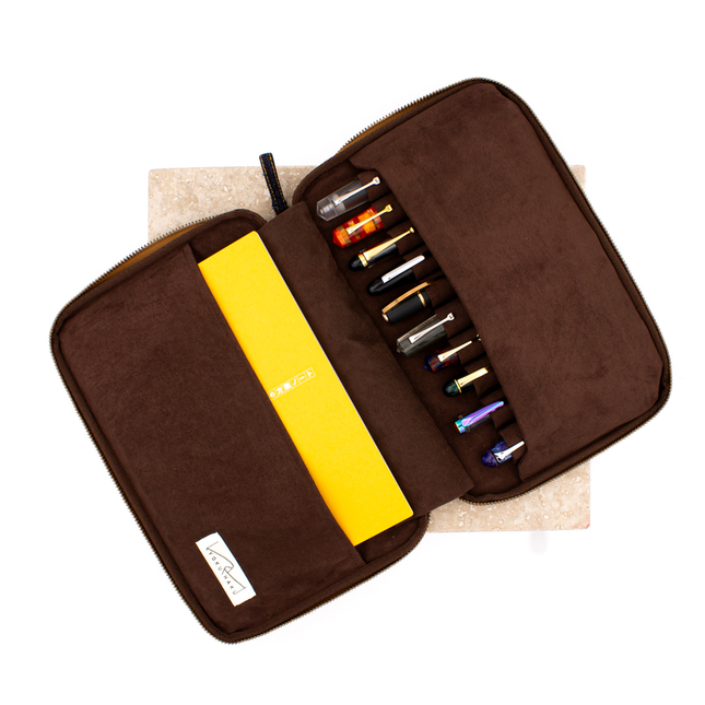 Kyoku Haku Portapenne 10 Posti con Notebook Denim