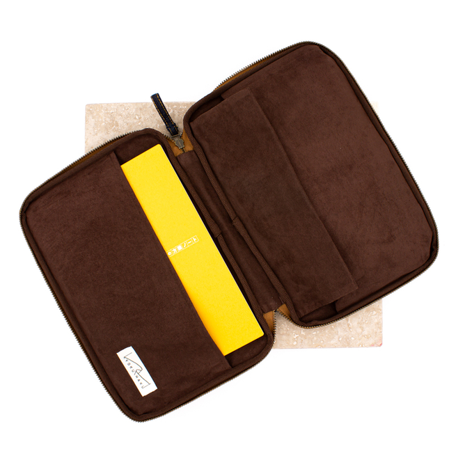 Kyoku Haku Portapenne 10 Posti con Notebook Denim