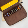 Kyoku Haku Portapenne 10 Posti con Notebook Denim