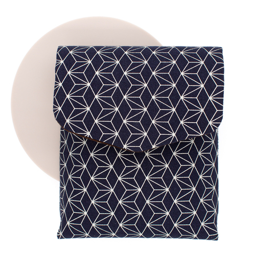 Kyoku Haku Portapenne Rigido 5 Posti Grilles Blue