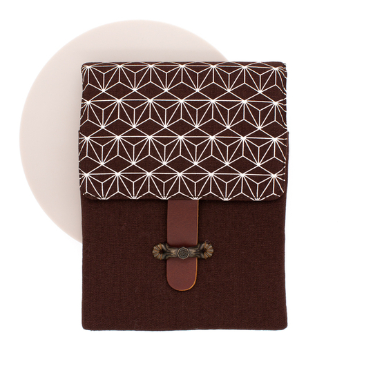 Kyoku Haku Portapenne 4 Posti Grilles Marrone