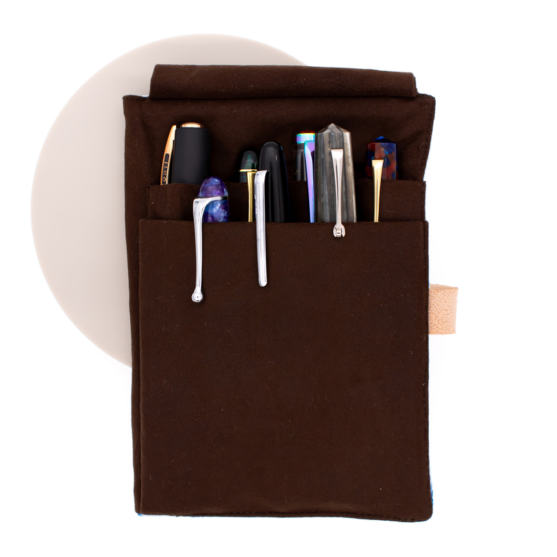 Kyoku Haku Pen Case for 7 Pens Grilles Blue Kyoku Haku Pen Case for 7 Pens Grilles Blue