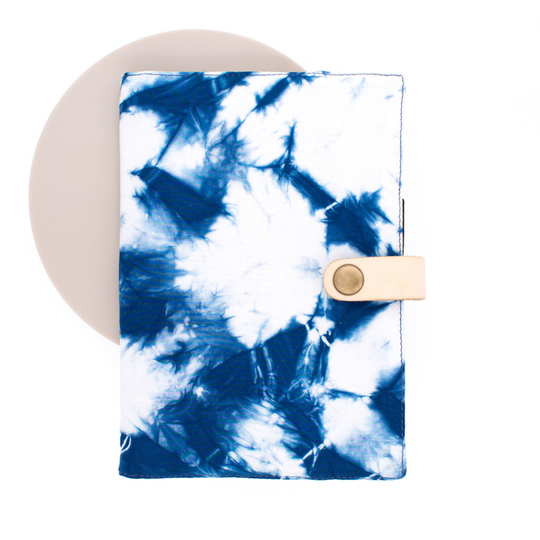 Kyoku Haku Pen Case for 7 Pens Indigo Star