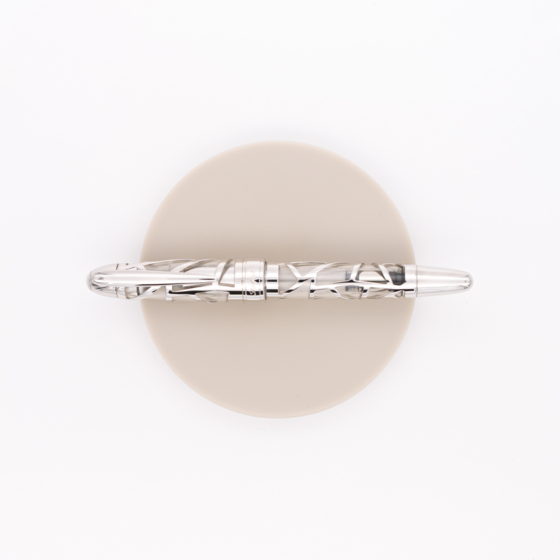 Laban Laban Skeleton Fountain Pen Transparent & Rhodium