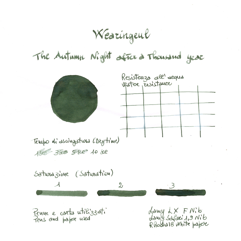 Wearingeul The Autumn Night after a Thousand Years Ink Bottle 30 ml