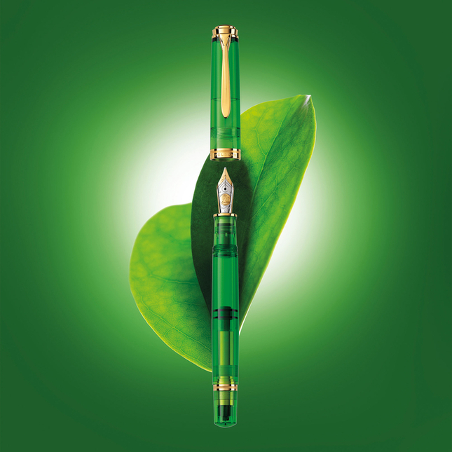 Pelikan Souveran M800 Fountain Pen Green Demonstrator Limited Edition