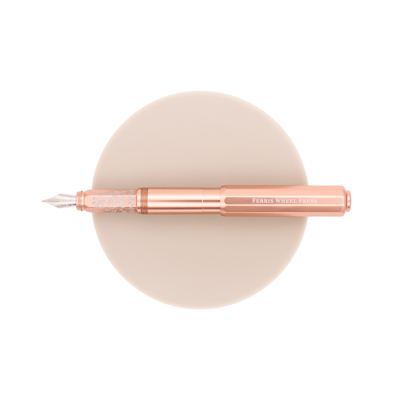 Ferris Wheel Press Aluminum Carousel Penna Stilografica The Fluttering Heart Edizione Limitata Ferris Wheel Press Aluminum Carousel Penna Stilografica The Fluttering Heart Edizione Limitata