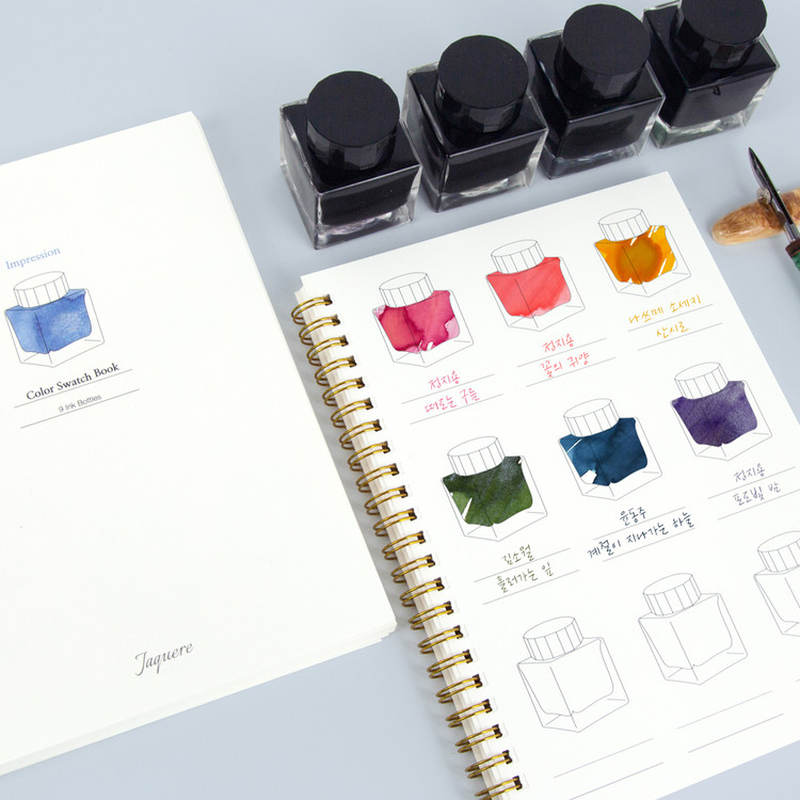 Wearingeul Ink Color Swatch Book A5