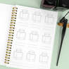 Wearingeul Ink Color Swatch Book A5