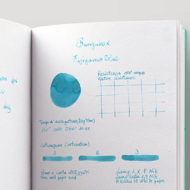 Bungubox Ink Tells More Fujiyama Blue Inchiostro 30 ml
