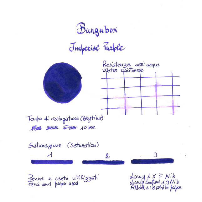 Bungubox Ink Tells More Imperial Purple Inchiostro 30 ml