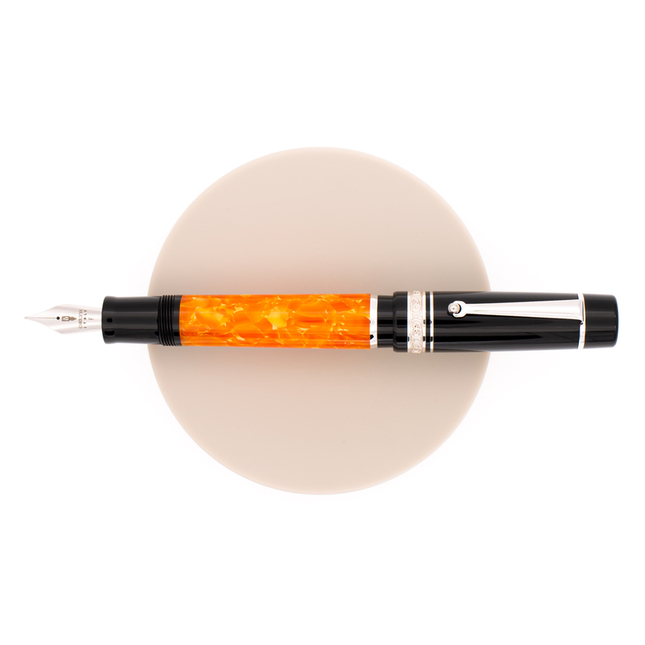 Delta Dolcevita Mid-Size Fountain Pen Rhodium