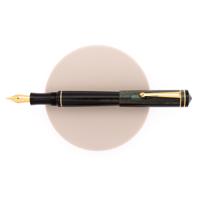 Delta Write Balance Fountain Pen Green & Gold Delta Write Balance Fountain Pen Green & Gold