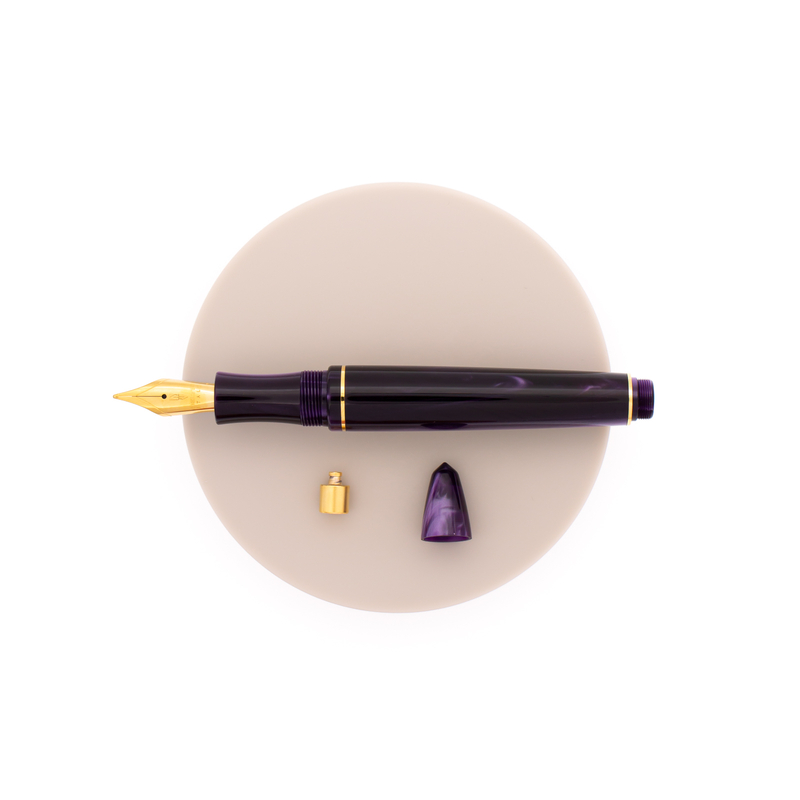 Delta Write Balance Penna Stilografica Viola & Oro Delta Write Balance Penna Stilografica Viola & Oro