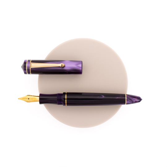 Delta Write Balance Penna Stilografica Viola & Oro
