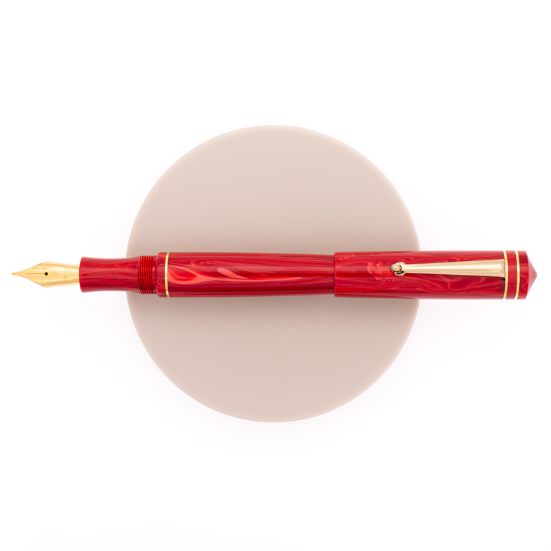 Delta Write Balance Fountain Pen Red & Gold Delta Write Balance Fountain Pen Red & Gold