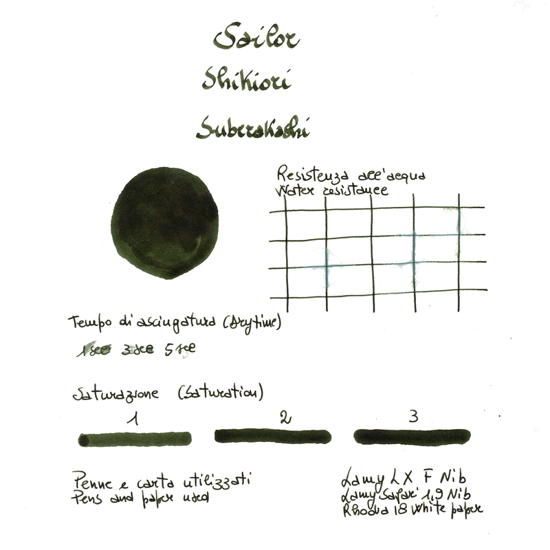 Sailor Shikiori Suberakashi Ink Bottle 20 ml