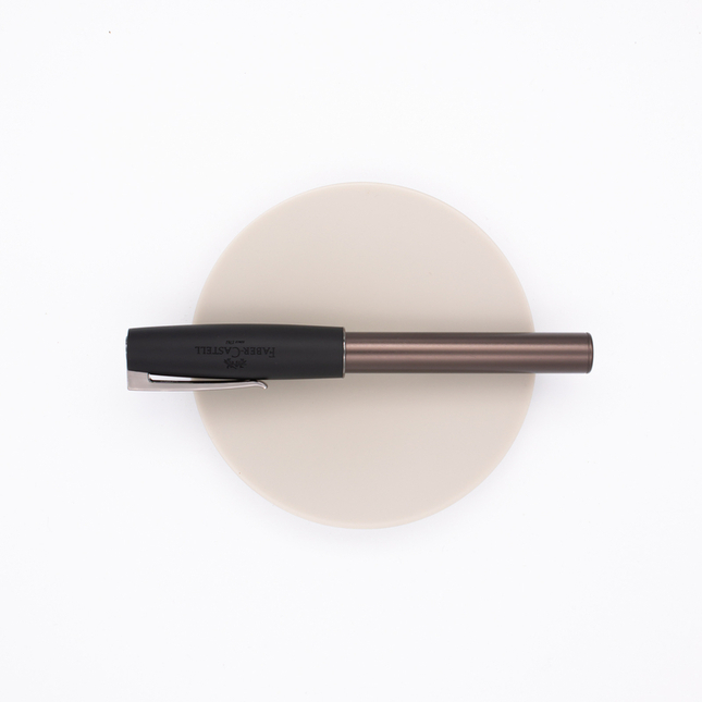 Faber Castell Loom Gunmetal Fountain Pen Matte Black