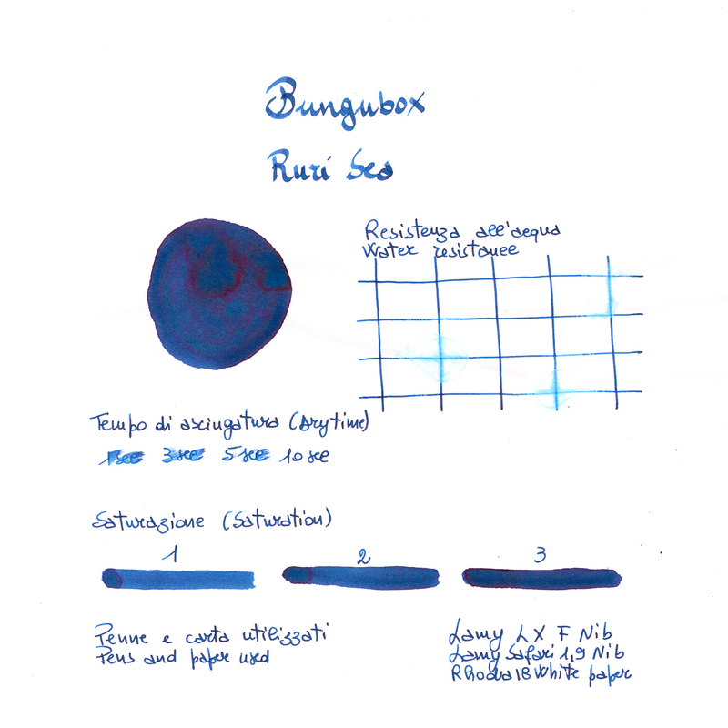 Bungubox Ink Tells More Ruri Sea Inchiostro 30 ml