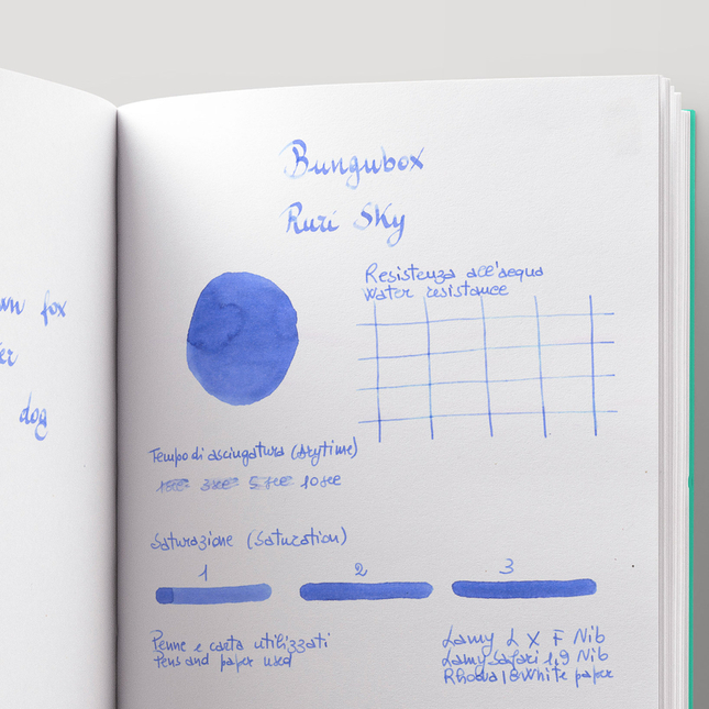 Bungubox Ink Tells More Ruri Sky Inchiostro 30 ml