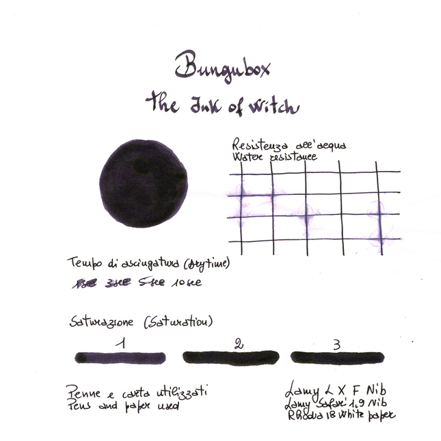 Bungubox Ink Tells More The ink of Witch Inchiostro 30 ml