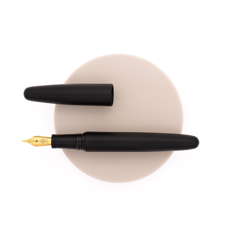 Wancher Dream Pen True Ebonite Fountain Pen Matt Black & Gold Wancher Dream Pen True Ebonite Fountain Pen Matt Black & Gold