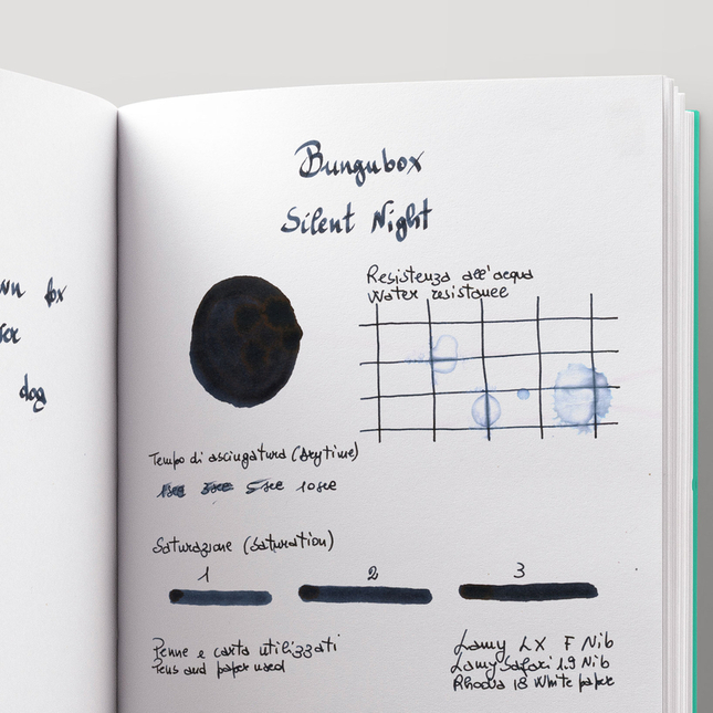 Bungubox Ink Tells More Silent Night Ink Bottle 30 ml