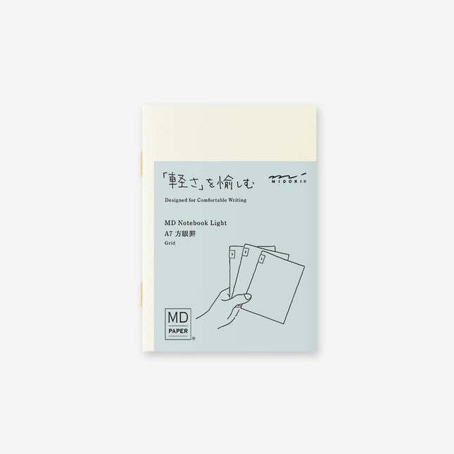 Md Paper Notebook Light A7 Quadretti Set 3 Quaderni