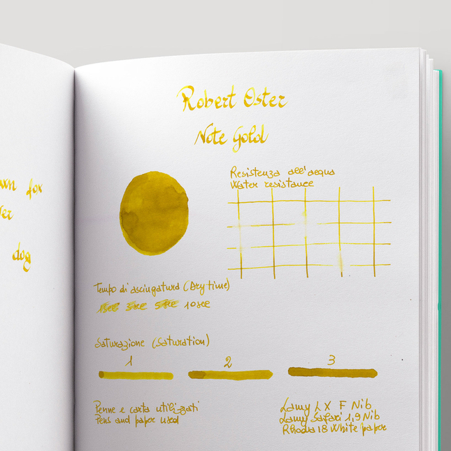 Robert Oster Ten Dollar Note Gold Inchiostro 50 ml